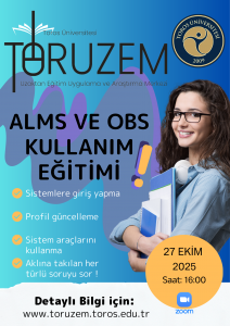 ALMS VE OBS KULLANIM EĞİTİMİ, 27 Ekim 2025